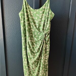 Floral Green Dress